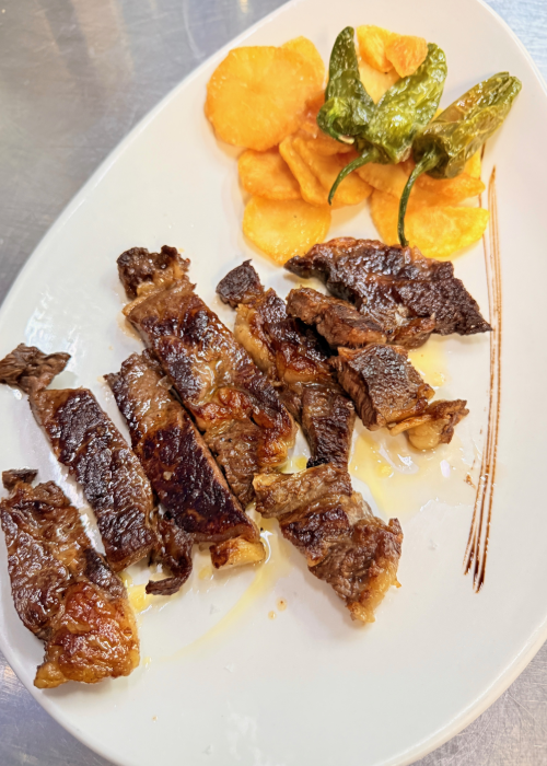 Restaurante Maluquer Quattro carnes a la plancha en Valencia