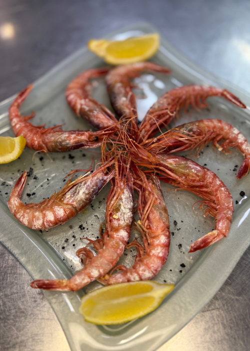 Restaurante Maluquer Quattro gambas a la plancha con limón